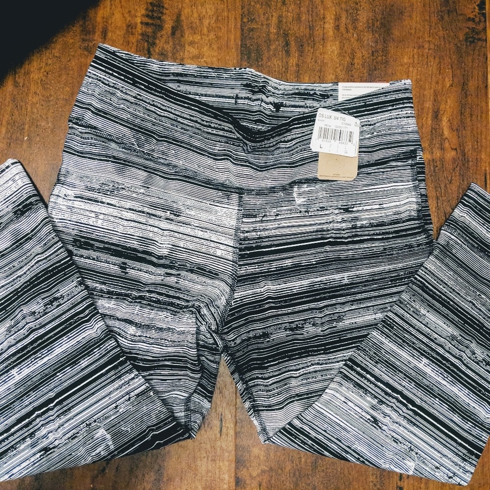NWT reebok exercise workout capri leggings pants